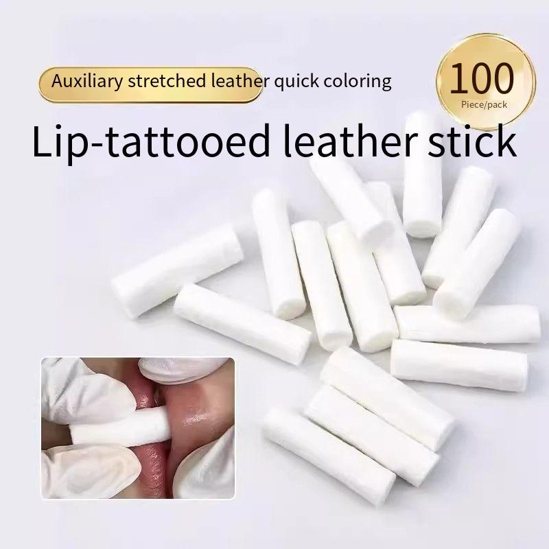 100pcs Tattoo Lip Bandage หนัง Stick Lip Operation Bandage หนัง Coloring Aid 1356 ทิ ้ งเครื ่ องมือสําหรับ Tattoo Artists ราคาถูก Shopee Lazada