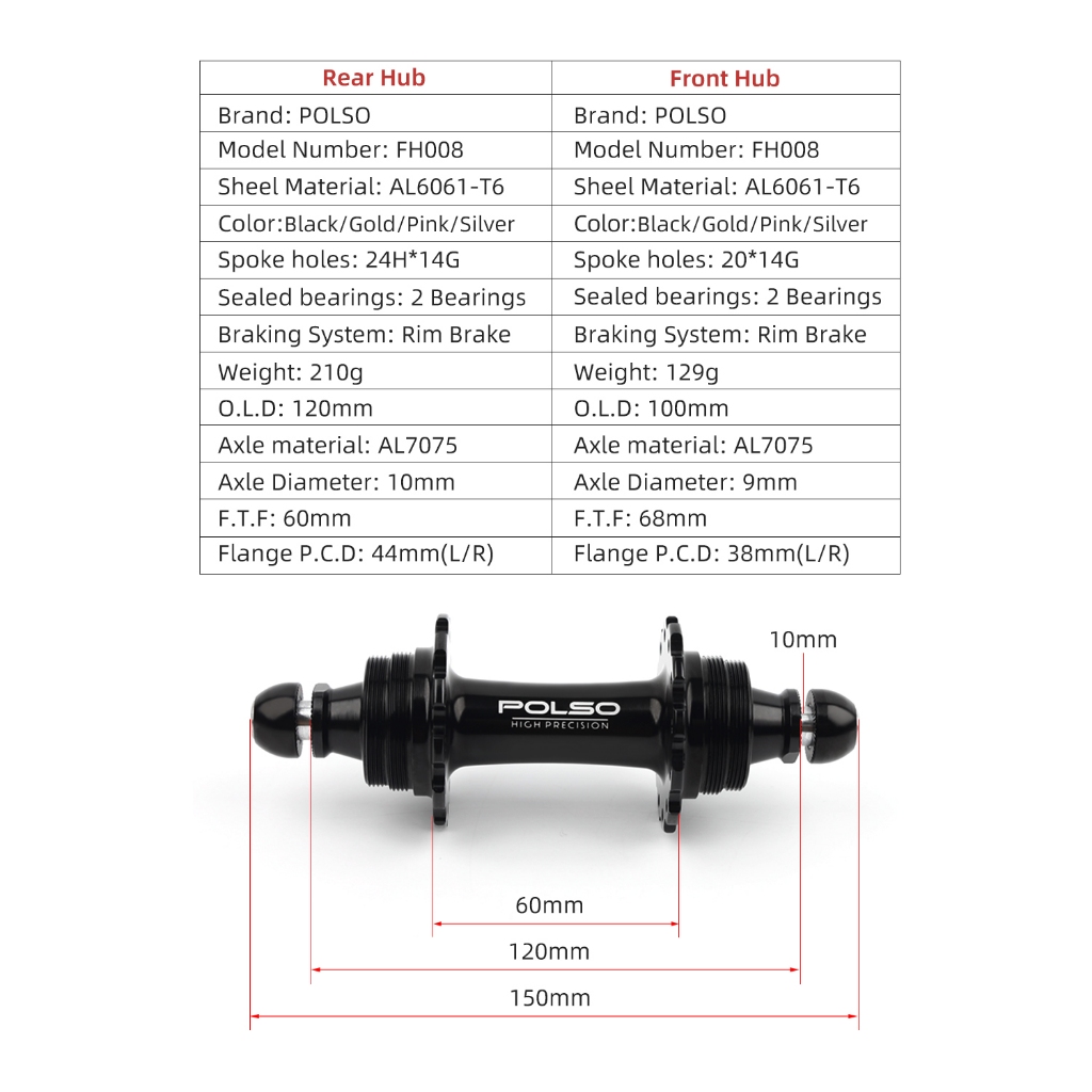 Intro7 Fixie Wheelset 700C ชุดขอบ 20-24H พร้อมแบริ่งปิดผนึกชุดล้อเกียร์คงที่ - รูปที่ 2