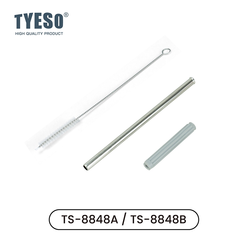 Tyeso อุปกรณ์เสริมแก้ว/ขวด ฝาปิดฟาง ฝาฟาง (Material POM/ซิลิโคน/สแตนเลสสตีล)