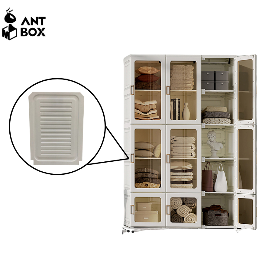 ANTBOX 1PC ตัวแบ่งตู้เสื้อผ้า สําหรับตู้เสื้อผ้า เพิ่มพื้นที่ในการวางสิ่งของ