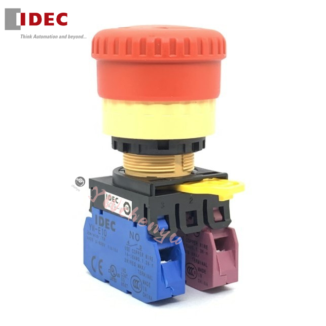IDEC YW1B-V4E02R V4E11R V4E01R V4E03R V4E10R V4E20R V4E30R V4E21R V4E12R ปุ่มแรกหยุดYW1B 22 มม.ปุ่ม