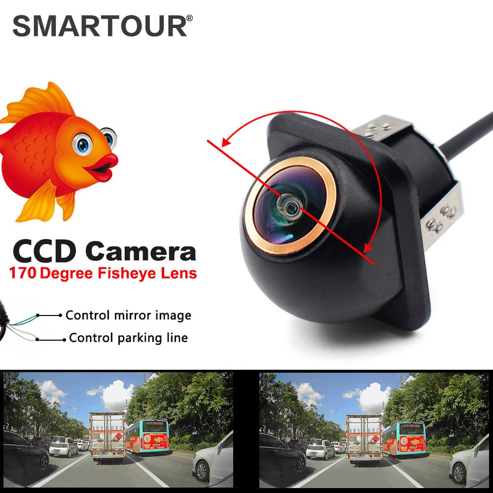 Golden HD 170 องศา 720P Night Vision CVBS AHD รถย้อนกลับกล้องสํารองสําหรับ Android รถ DVD Monitor