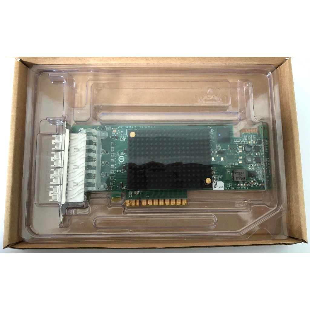Emulex MSIP-REM-EMU-P007729 การ์ด HBA แบบ Quad Port SFP PCIe HBA 1022593-01 00vj255