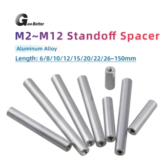 M2/2.5/3 อลูมิเนียมรอบเกลียวแขน Standoff เสายาวเชื่อมต่ออ่อนนุชความยาว: 6 มม.-100 มม.