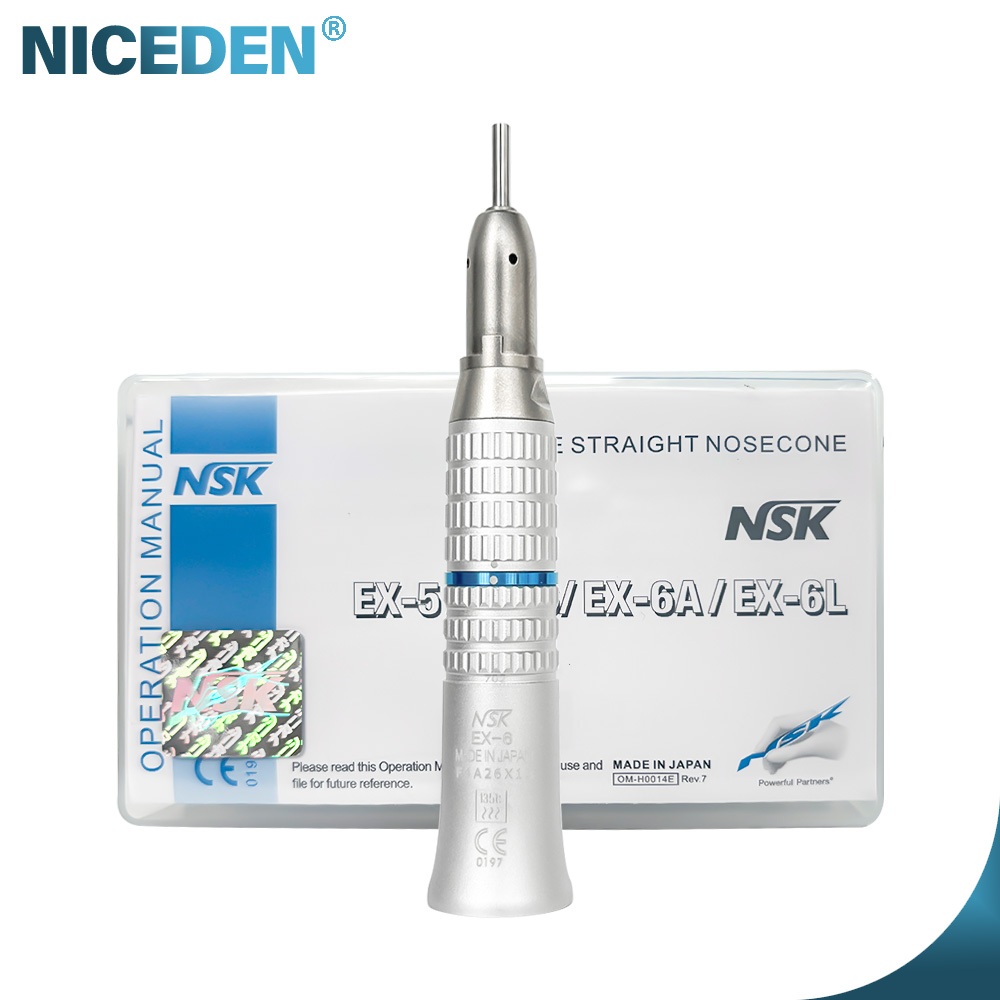 Niceden ทันตกรรมคุณภาพสูง Low Speed Handpiece ตรง Handpiece เครื ่ องมือทันตกรรม