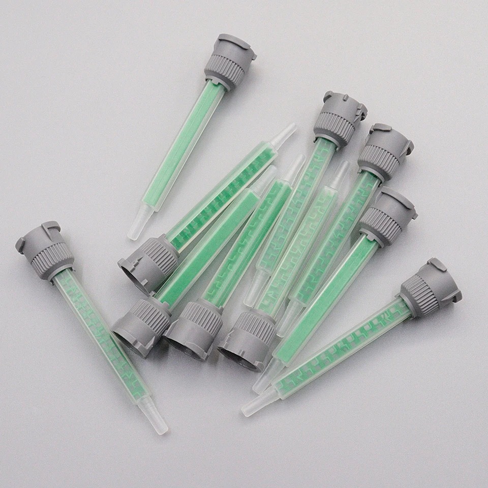 10pcs กาวอีพ็อกซี่ หัวฉีดคงที ่ MBQ05-16L หลอด 1:1 สําหรับปืนกาว AB