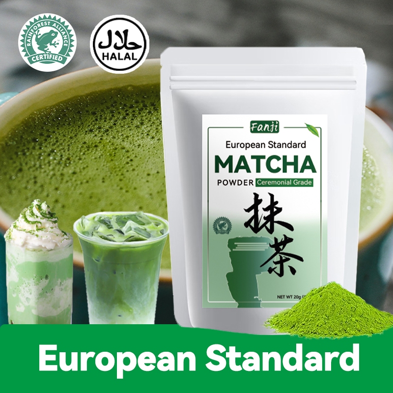 EU matcha มาตรฐานยุโรป ชาเขียวมัทฉะเกรดพิธีการ - รับรองฮาลาล ปราศจากสารเติมแต่ง ไม่ใส่สี