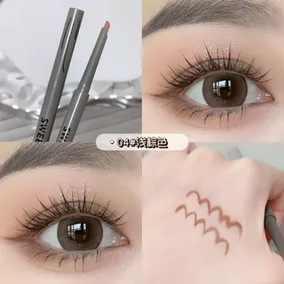 Sweet MINT Machete รูปเจลอายไลเนอร์ดินสอ 4 สี Soft Smooth เริ่มต้นกันน้ํา Sweatproof Non Smudge Lasting Keep Eye แต่งหน้าอายไลเนอร์