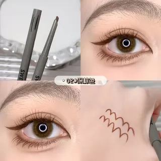 Sweet MINT Machete รูปเจลอายไลเนอร์ดินสอ 4 สี Soft Smooth เริ่มต้นกันน้ํา Sweatproof Non Smudge Lasting Keep Eye แต่งหน้าอายไลเนอร์