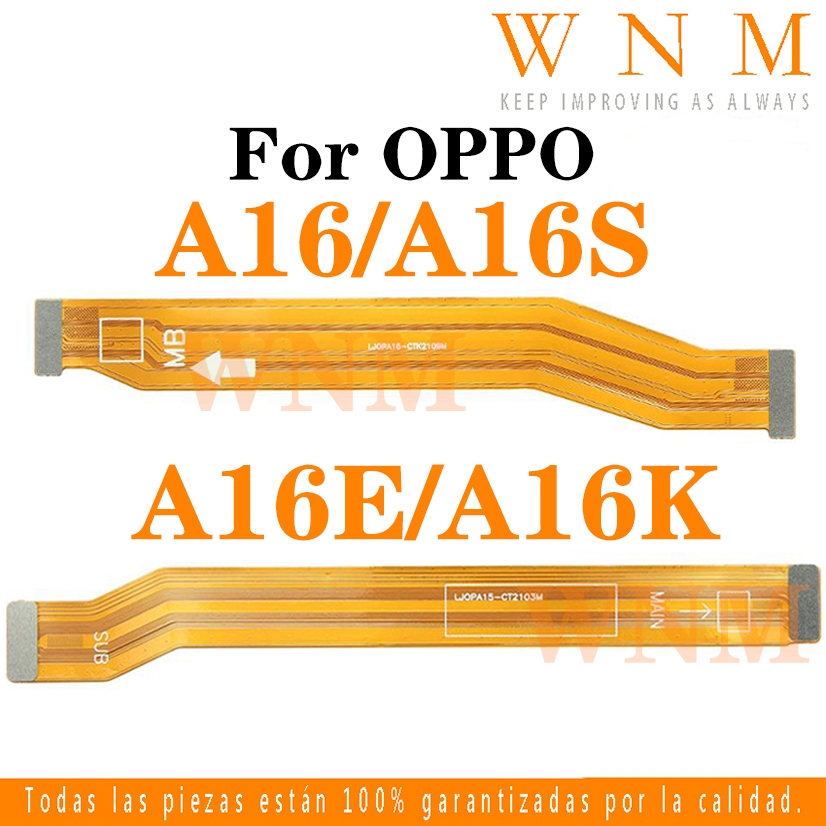 ใหม่สําหรับ OPPO A16 A16S A16E A16K จอแสดงผล LCD เมนบอร์ดหลักเชื่อมต่อ Flex Cable