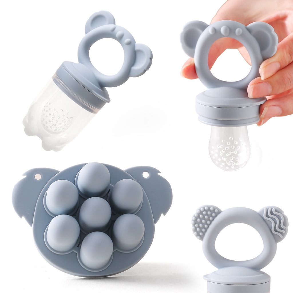 เด ็ กซิลิโคนอาหารผลไม ้ ยางกัด Pacifier Feeder เสริมกล ่ องเก ็ บอาหาร Feeding อาหารเสริมเครื ่ องมือ