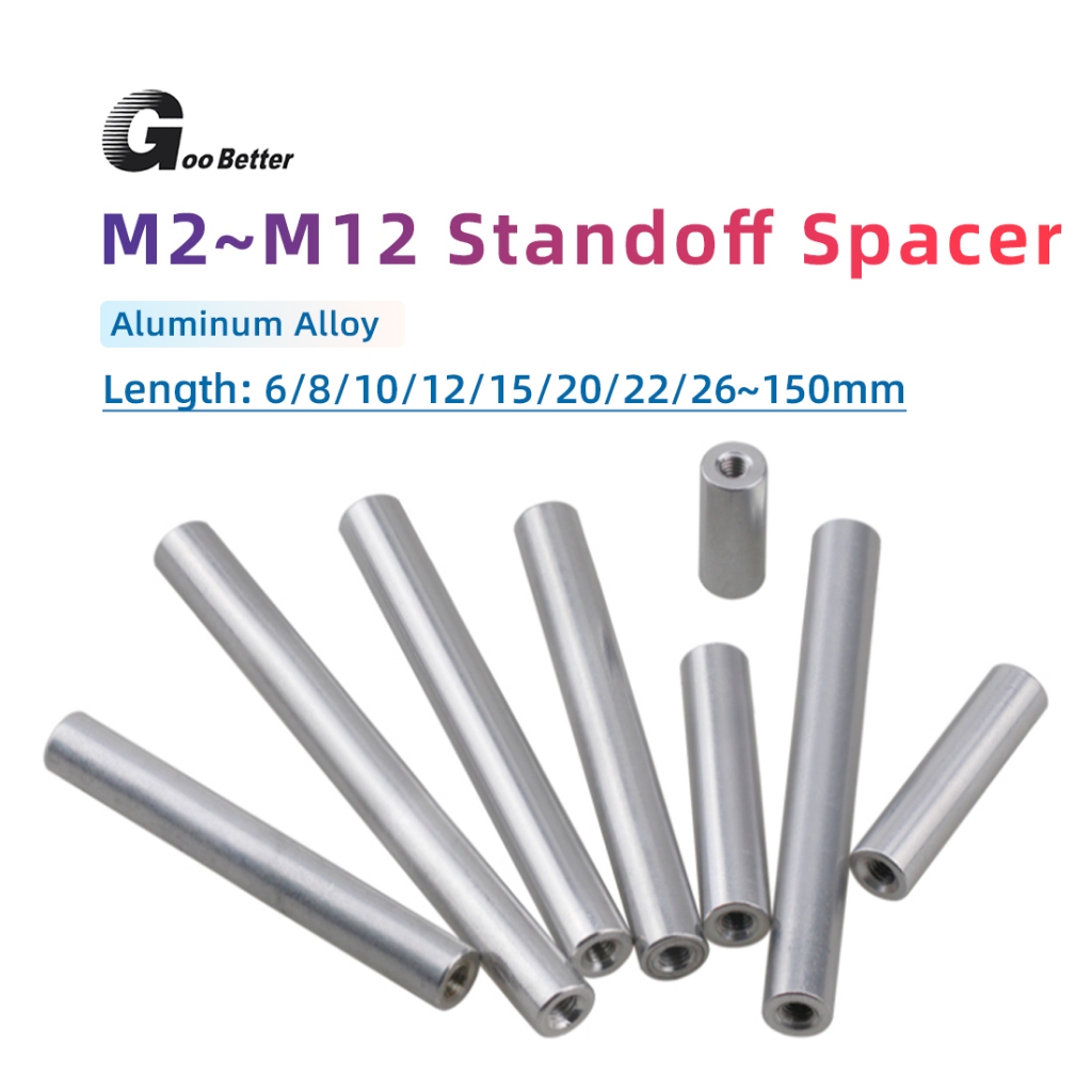 M2/2.5/3 อลูมิเนียมรอบเกลียวแขน Standoff เสาตัวเชื่อมต่อน็อตยาว