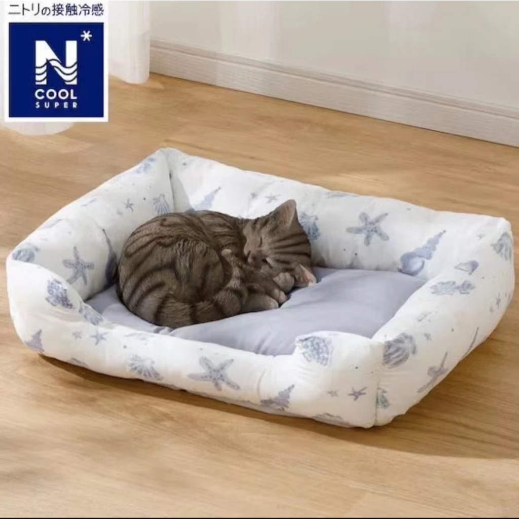 Happy Home~Yideli NITORI Contact Cold Sensation Pet Bed Pet Bed Kennel Cat Bed Rabbit Bed Summer Coo