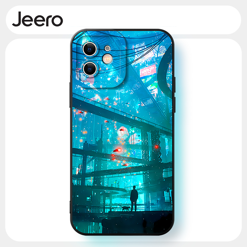 Jeero เคสไอโฟน เคสซิลิโคนนุ่มกันกระแทกการ์ตูนน่ารักตลก เคสโทรศัพท์  for iPhone 16 15 14 13 12 11 Pro