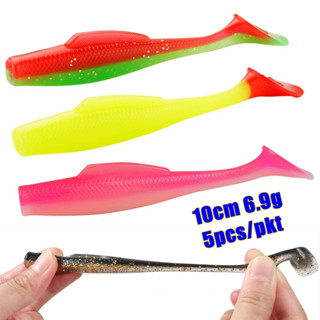 5 ชิ้น/pkt เหยื่ออ่อน Minnowz 10 ซม.6.9g 4 นิ้ว Zman TPR หาง…