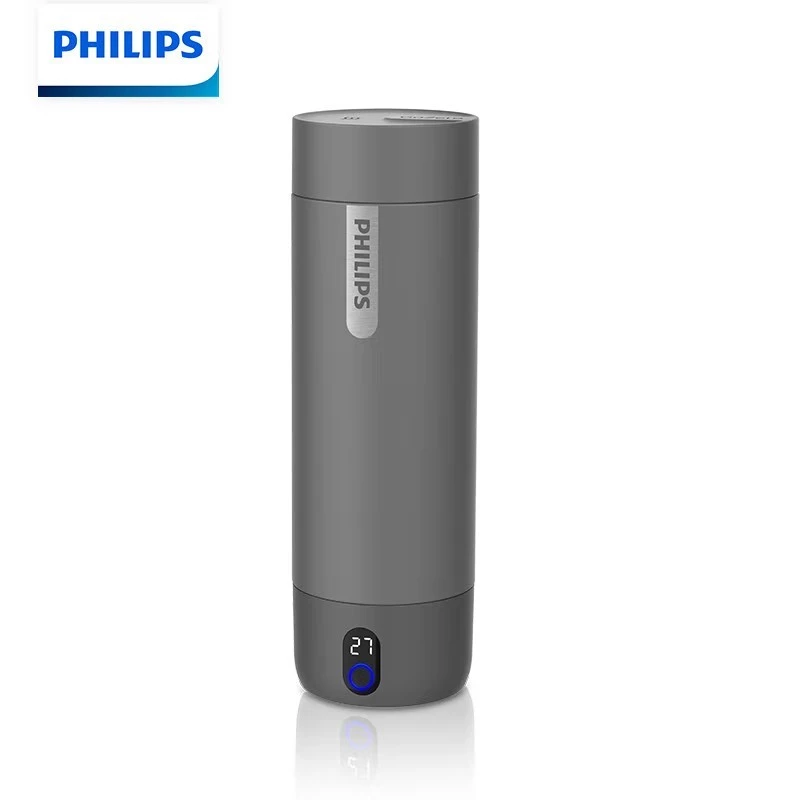 Philips Boiler GoZero AWP2792 กาต้มน้ําไฟฟ้าถ้วย 100-240V ถ้วยเก็บความร้อนขวดฉนวนสูญญากาศ 400ml