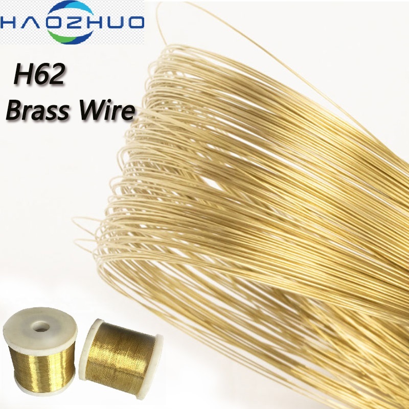 (TJ)H62 ลวดทองเหลือง ลวดทองแดง ก้านทองเหลือง ลวดเปลือย ทองแดง กลม ก้านกลมละเอียด แถบทองแดงแข็ง เส้นผ่านศูนย์กลาง 0.3 มม.-3 มม. 1M