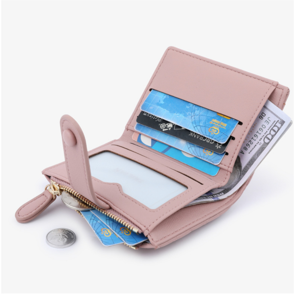 Seagloca ใหม่ด้ายปักขนาดเล็กหอม Wind Zero กระเป๋าสตางค์ Multi Card กระเป๋าสตางค์ขนาดเล็กสําหรับผู้หญิงไม่มี 1887 - รูปที่ 3