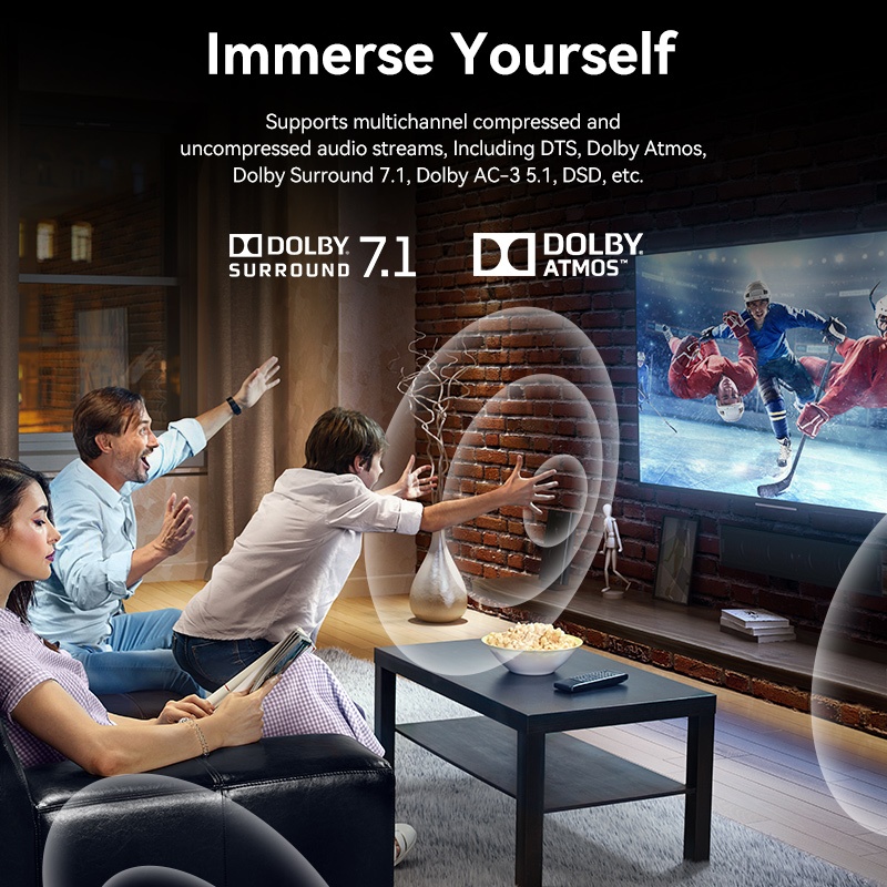 Vention HDMI Switch 2 In 1 Out 8K 60Hz 1 In 2 Out 3D USB-C 120Hz Refresh Rate สําหรับแล็ปท็อป PS5