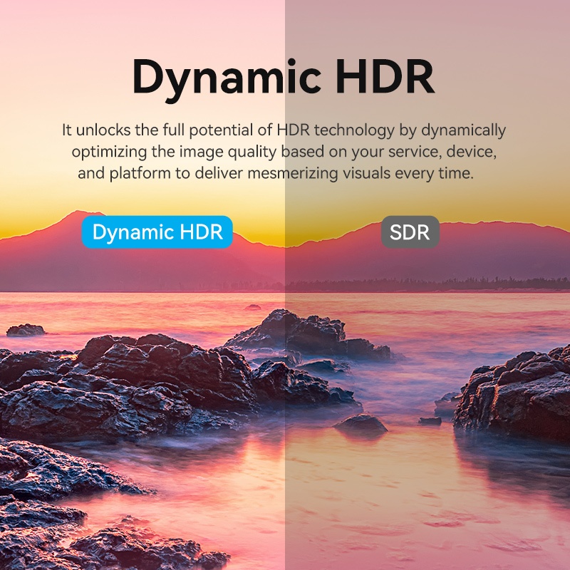 Vention HDMI Switch 2 In 1 Out 8K 60Hz 1 In 2 Out 3D USB-C 120Hz Refresh Rate สําหรับแล็ปท็อป PS5