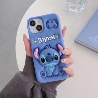 IPhone 17 16 15 Pro Max 14 Plus 12 13 12 11 X XS XR 7 8 Plus 6 6S 3D ตัวการ์ตูนพร้อมขายึดขาตั้งด้ามจับเคส TPU แบบนุ่มฝาครอบ