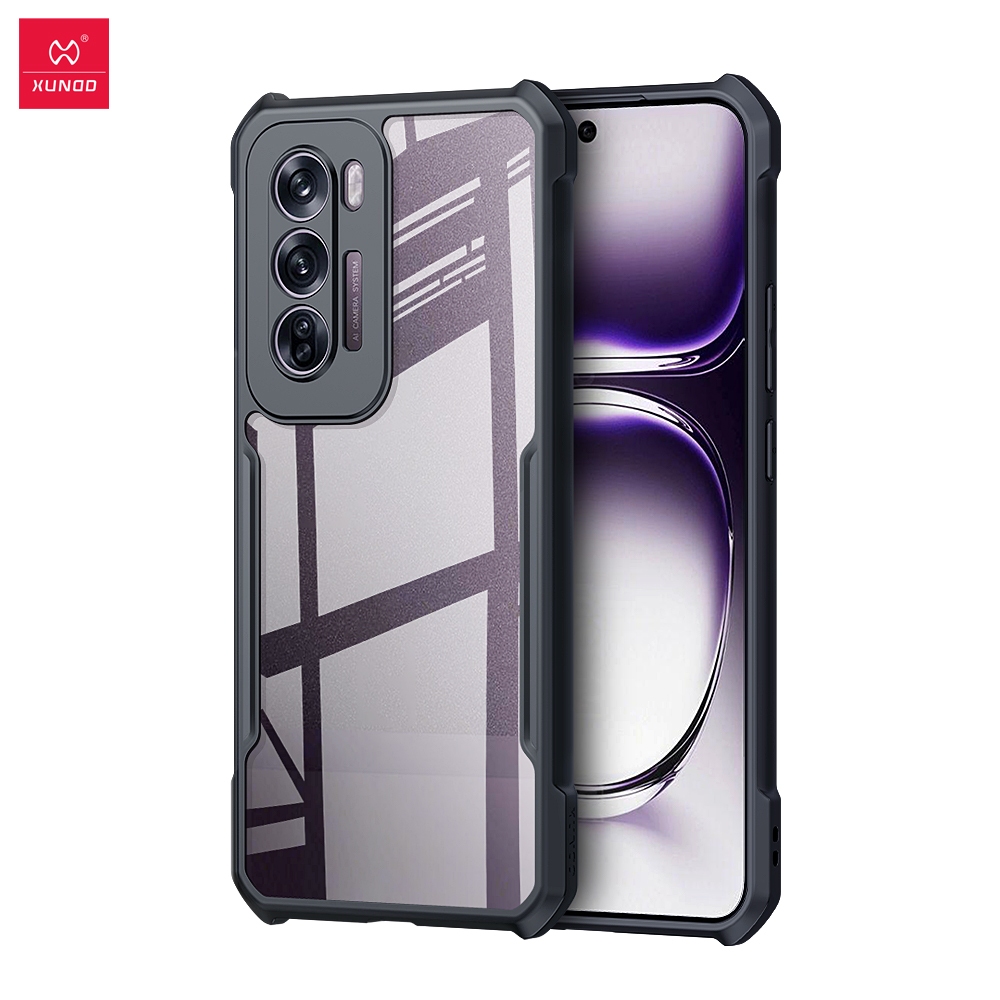 Oppo Reno12/12 Pro Xundd เคสโทรศัพท์กันกระแทกลายนิ้วมือฝาหลังถุงลมนิรภัยเกราะป้องกัน
