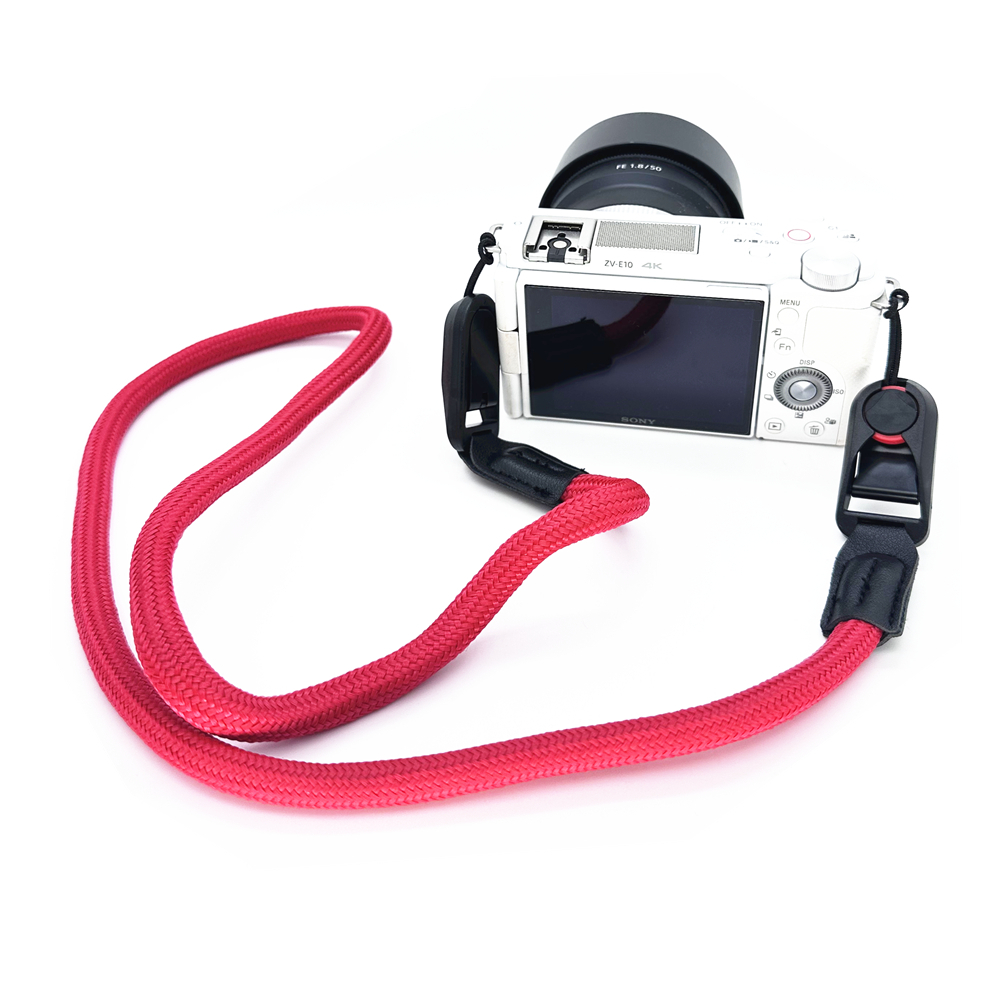 ทอ Peak Design ผ้าฝ้ายหนังกล้องสายคล้องไหล่เข็มขัดเชือกสําหรับ Leica Fuji Olympus Canon Sony Nikon
