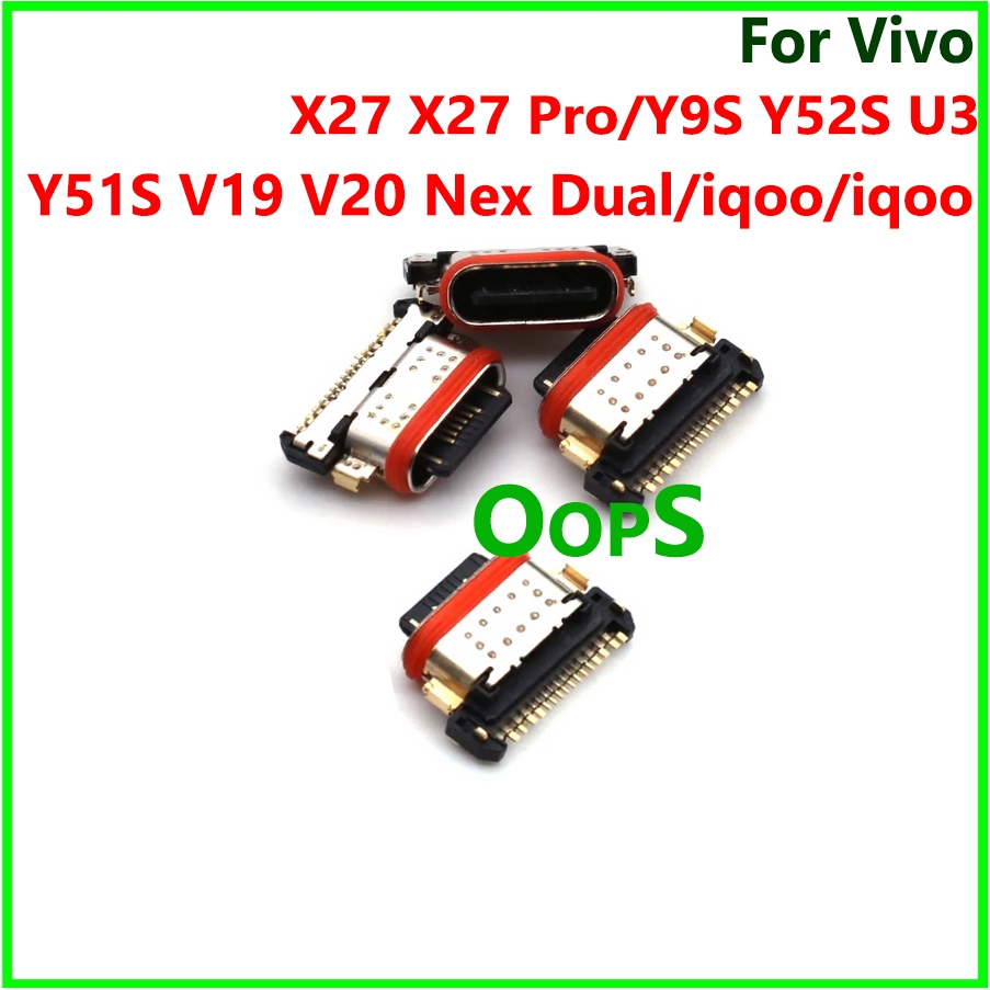 5-20pcs สําหรับ Vivo X27/X27 Pro/Y9S/Y52S/Y51S/V19 V20/Nex Dual/iqoo/iqoo U3 Micro Charger ชาร์จ Pin