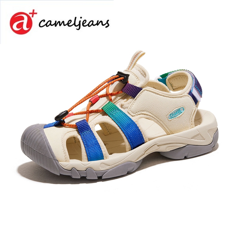 Cameljeans รองเท้าแตะกันลื่นกลางแจ้งของผู้หญิงรองเท้าชายหาดลำลอง