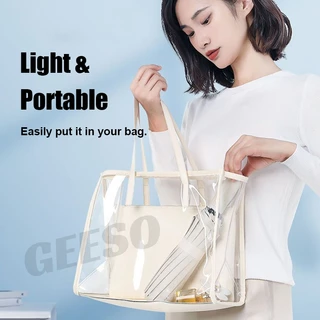 GEESO เลือกได้ 7 สี Automatic ร่ม 24 Ribs UPF50+ 23นิ้ว ร่มพับลม เส้นผ่าศูนย์กลาง 105ซม