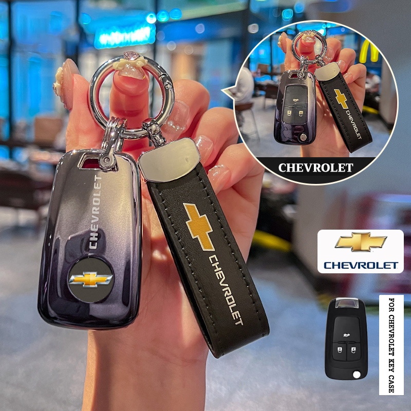 ออกแบบใหม่ฝาครอบกุญแจรถสําหรับ Chevrolet Cruze/Sonic/Trailblazer/Colorado key Case Keyless Smart Entry key