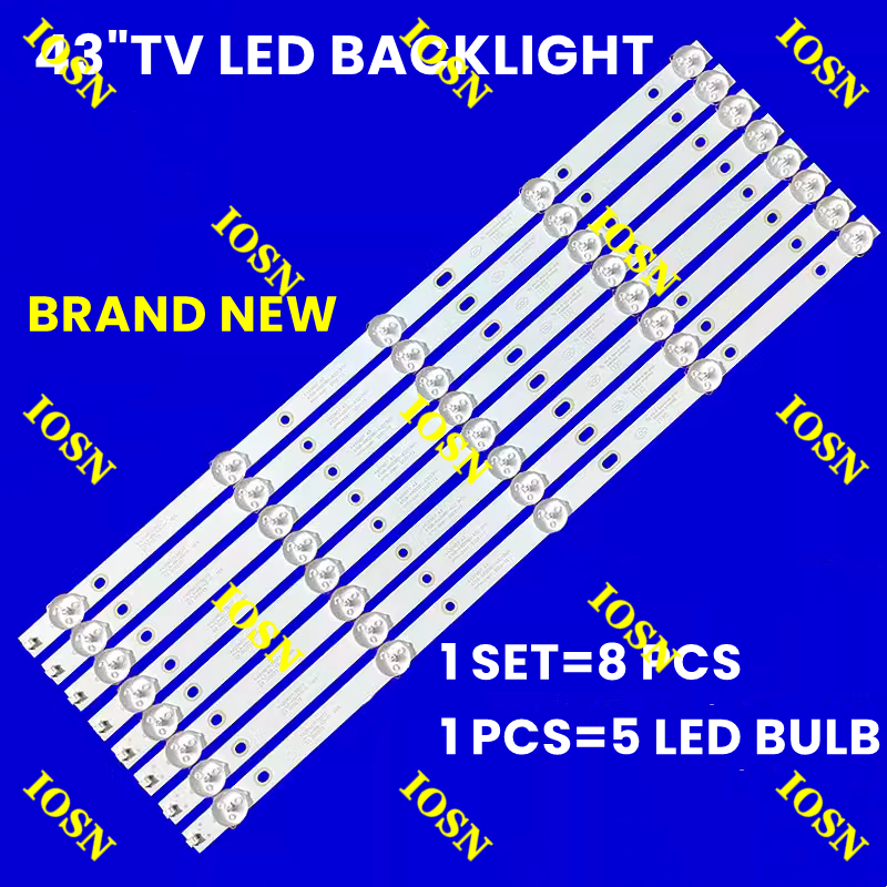ใหม่ 1 ชุด 43"TV LED BACKLIGHT 4708-K43WDR-A1213K04 K420WD7 43PFT5250S/98 43PFT6100S/98 43PFA4350S/9