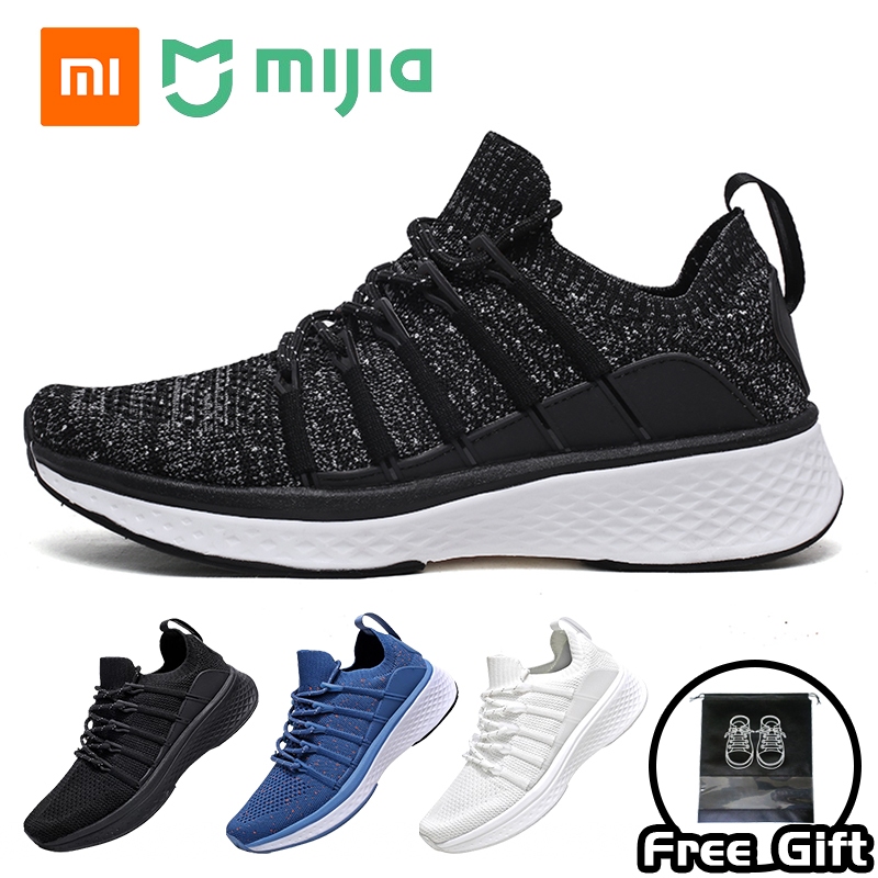 Original Xiaomi Mijia รองเท้าผ้าใบ 2 pro รุ่นอัพเกรด Antiskid Breathable Leisure กีฬารองเท้าบุรุษและสตรี