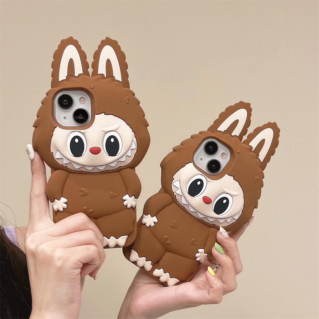 สําหรับiphone Case 16 Pro Max 15 Pro Max 14 Pro Max 13 Pro Max 12 Pro Max 3Dสามมิติการ์ตูนซิลิโคนนุ่มกรณี