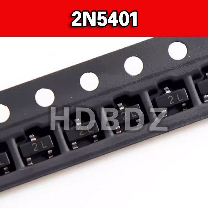 100pcs MMBT5401 2N5401 2L SMD Triod SOT-23 IC