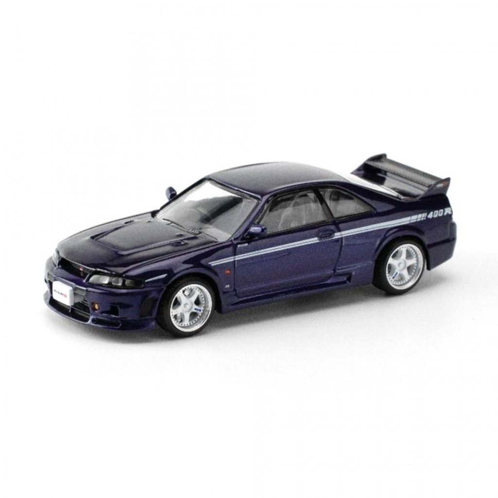 ป๊อปเรซ ราคา640051 1/64 NISSAN SKYLINE GT-R R33 NISMO 400R MIDNIGHT PURPLE DIECAST SCALE รถโมเดล