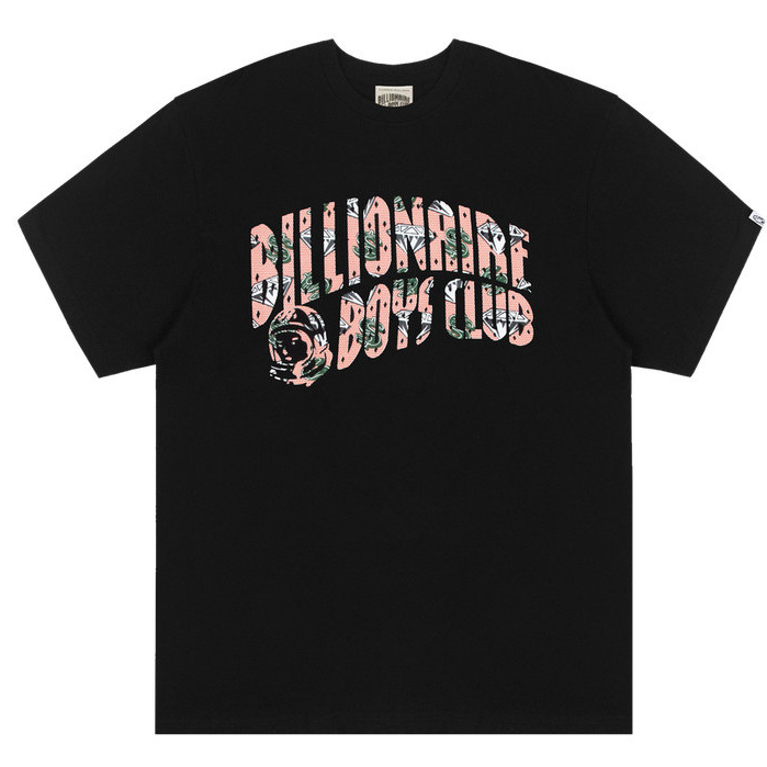 Billionaire BOYS CLUB Pharrell Williams BBC เสื้อยืดพิมพ์ลายการ์ตูน