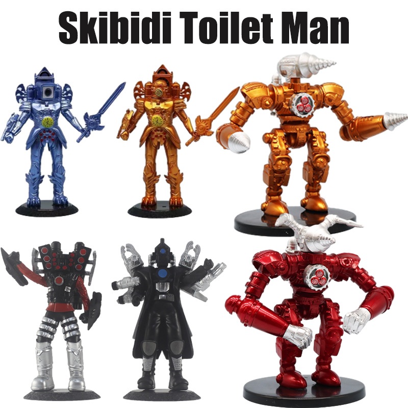 Skibidi โมเดลฟิกเกอร์นาฬิกาไททัน ขยับได้ สําหรับตกแต่งบ้าน