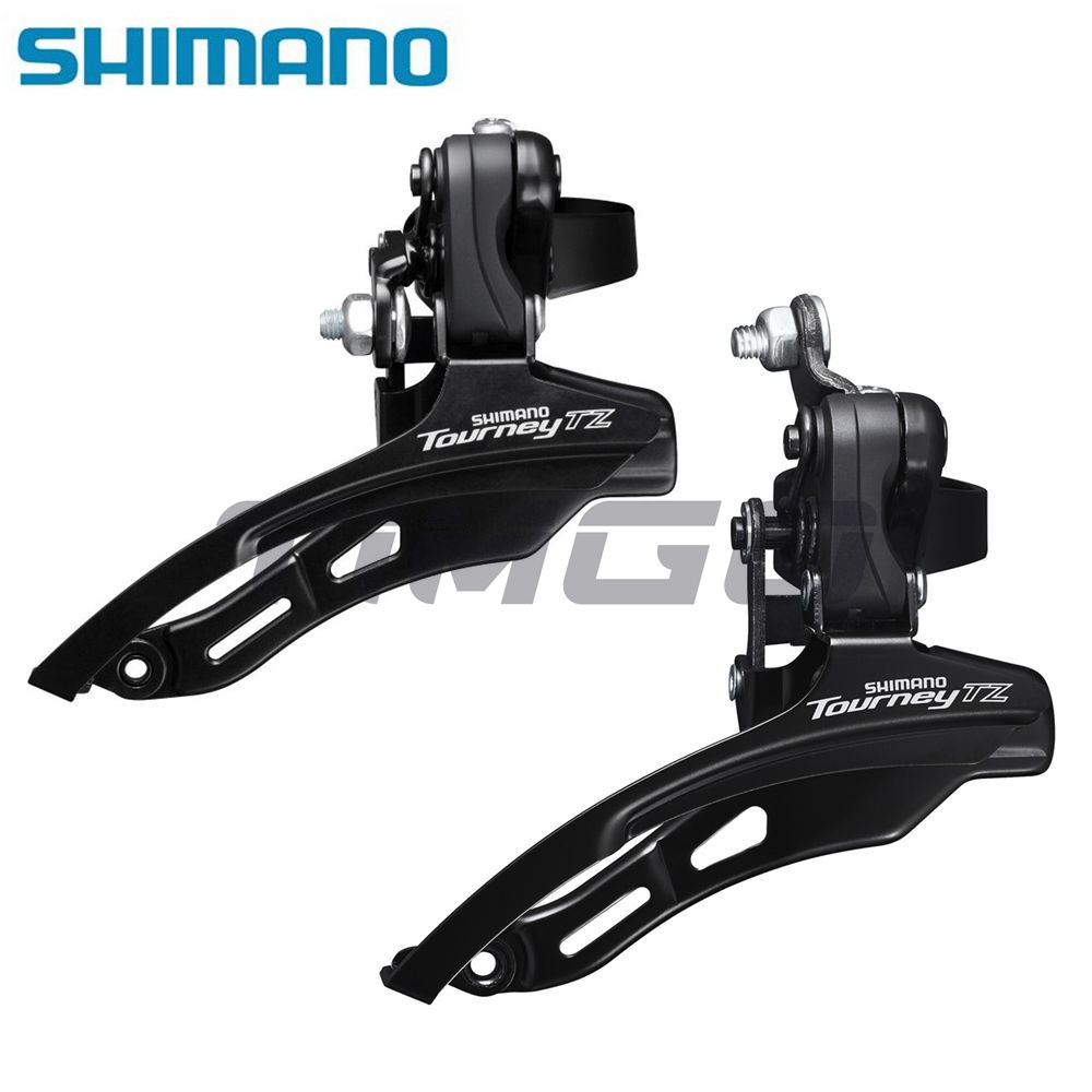 Shimano TourneyTZ FD-TZ500/TZ510 36/7 ความเร็ว MTB จักรยานสับจานหน้าด้านบน/ลงดึงใหม่ FD-TZ30/TZ31