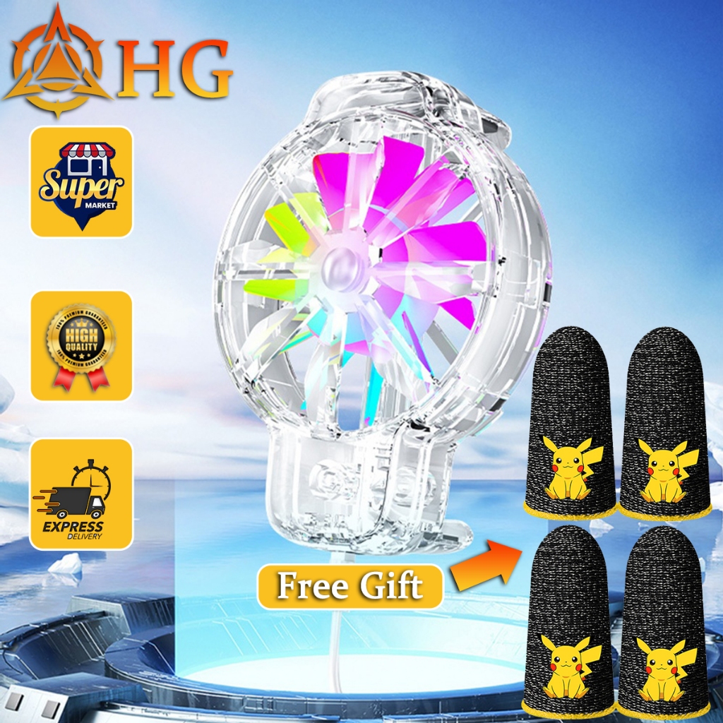 ปรอท คูลเลอร์โทรศัพท์แบบชาร์จไฟแบบพกพาสําหรับเล่นเกมคูลเลอร์ระบายความร้อนอย่างรวดเร็วโทรศัพท์แบบมีสายคูลเลอร์พร้อมไฟ