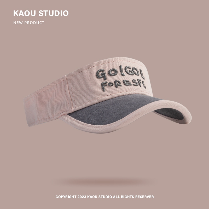 สไตล์เกาหลีสีจับคู่อาทิตย์หมวกผู้หญิงฤดูร้อนกอล์ฟวิ่งกีฬาระบายอากาศกลวงด้านบนแหลมหมวกแฟชั่นอาทิตย์หมวกอินเทรนด์ - รูปที่ 5