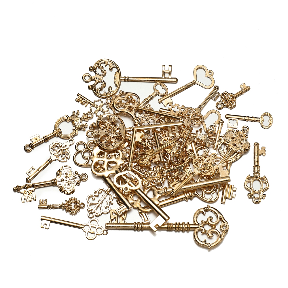 St. kunkka 20g Alloy Key ผสม Retro จี้ปุ่ม Steampunk หลากหลาย DIY เครื่องประดับโลหะผสมอุปกรณ์เสริมหัตถกรรม