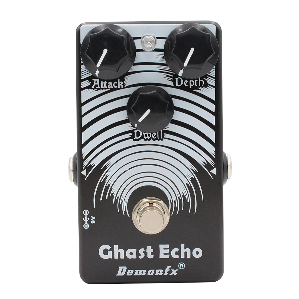 Demonfx ใหม่ Ghasat Echo Guitar Effect Pedal Reverb Echo และ True Bypass