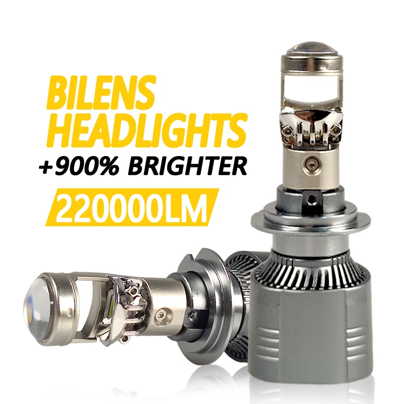 80000lm H4 H7 Led Mini โปรเจคเตอร์เลนส์ H8 H11 Canbus 9005 HB3 9006 HB4 9012 Hir2 ไฟหน้ารถหลอดไฟ 120W โคมไฟ 12V 24V 6500K 2pcs