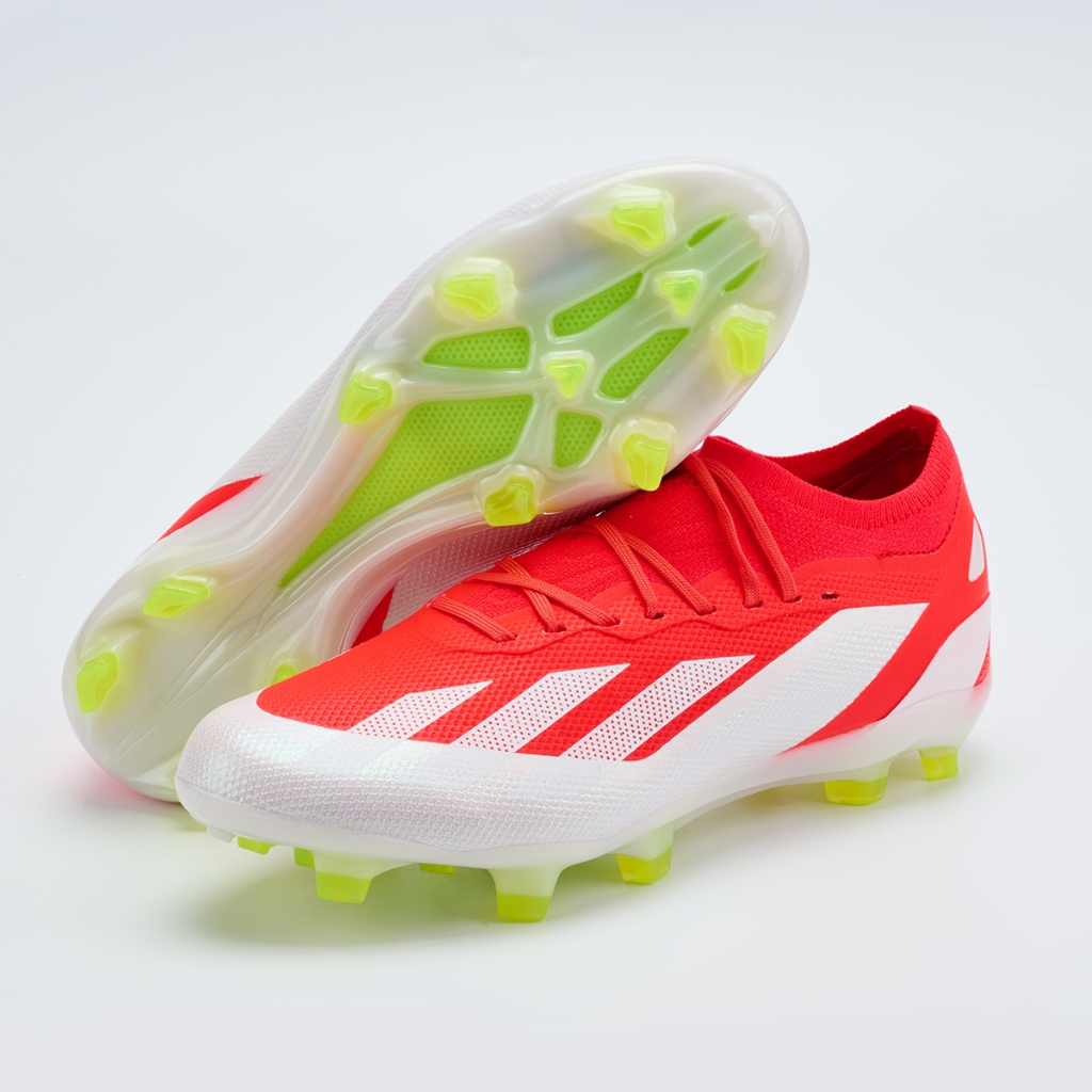 X Crazyfast.1 Laceless FG 33-38 รองเท้าฟุตบอลกันลื่นและทนต่อการสึกหรอสําหรับเด็ก