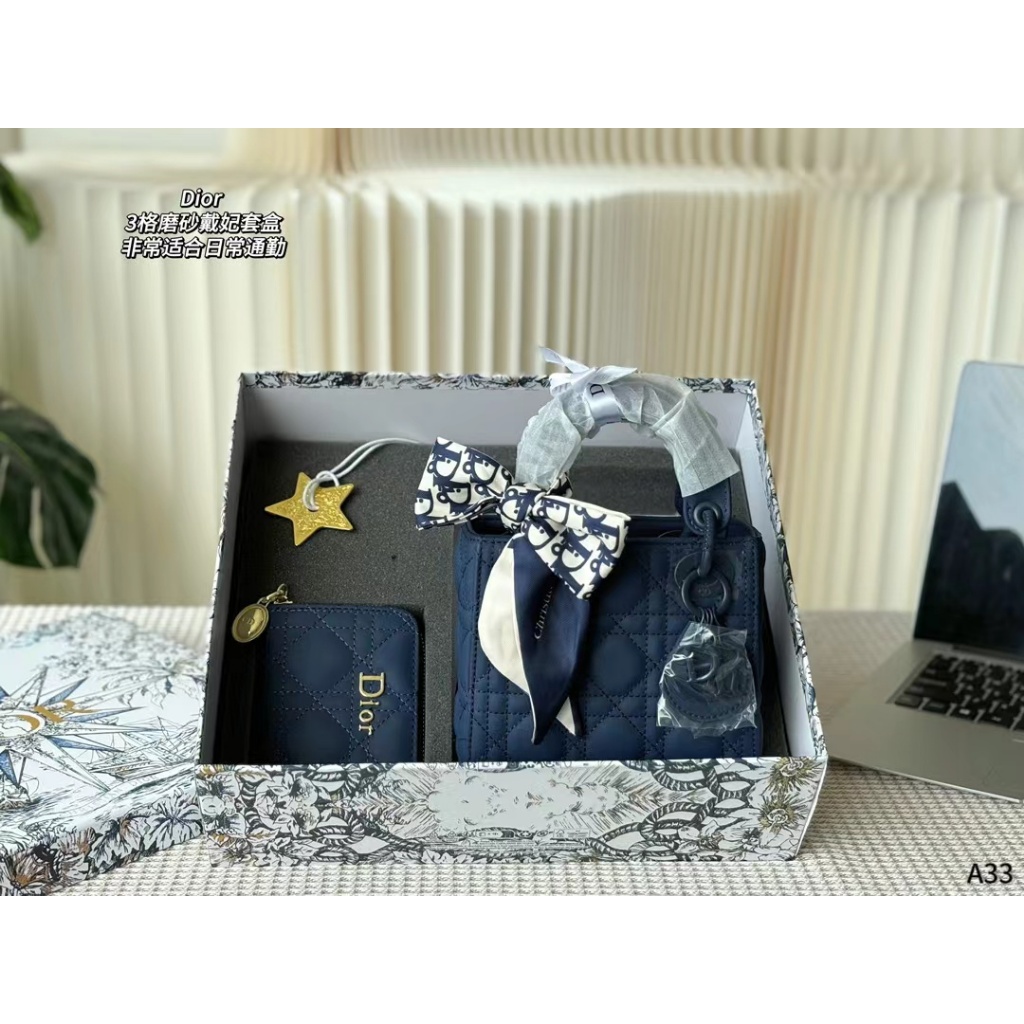 Original Order LADY MATTE Frosted Leather Case All-Match Commuter Female Bag with Silk Scarf with Wallet with Gift Box DI999999-0620