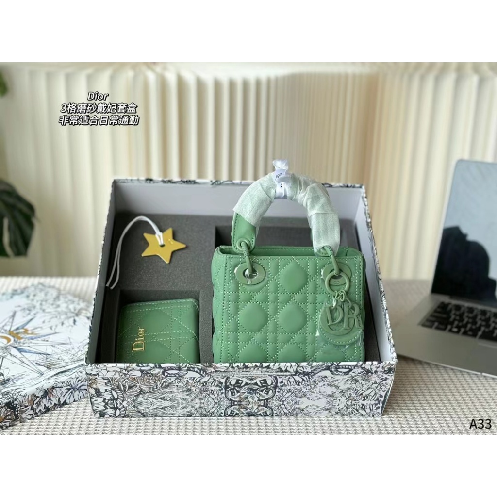 Original Order LADY MATTE Frosted Leather Case All-Match Commuter Female Bag with Silk Scarf with Wallet with Gift Box DI999999-0620