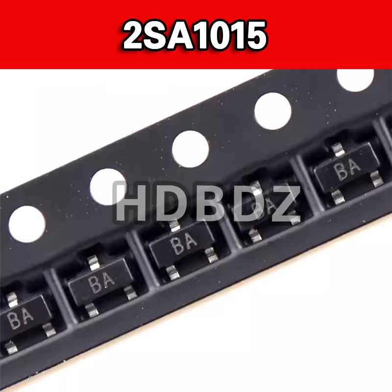 100pcs A1015 2SA1015 SOT-23  BA SMD Triode IC