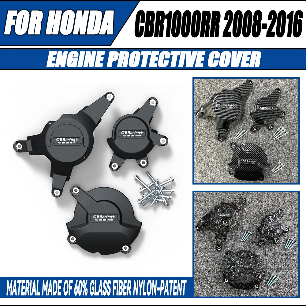 Cbr1000rr 2008-2016 รถจักรยานยนต์ฝาครอบเครื่องยนต์สําหรับ HONDA CBR1000 RR 2008 2009 2010 2011 2012 2013 2014 2015 2016