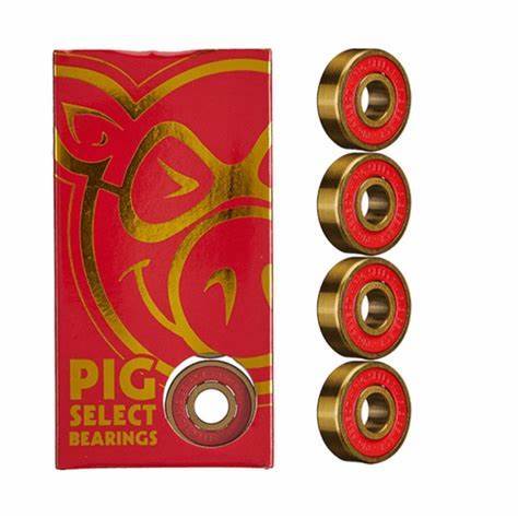 Pig SKATEBOARD SELECT BEARING 8PCS PRO SKATEBOARD PIG